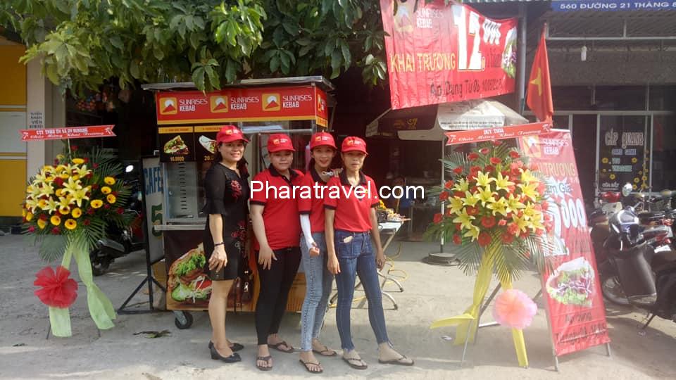 sunrise kebab: Nhượng quyền kinh doanh và 7 chi nhánh tại Ninh Thuận